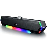 Bazivve V30 PC Lautsprecher, RGB...