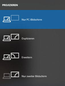Bildschirmeinstellungen am Laptop ändern - Bildquelle ändern