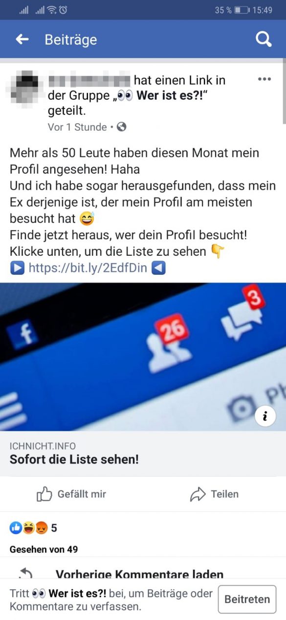 Facebook Sehen Wer Auf Mein Profil War Vorsicht Falle: Facebook wer hat mein Profil angesehen - Tech-Aktuell