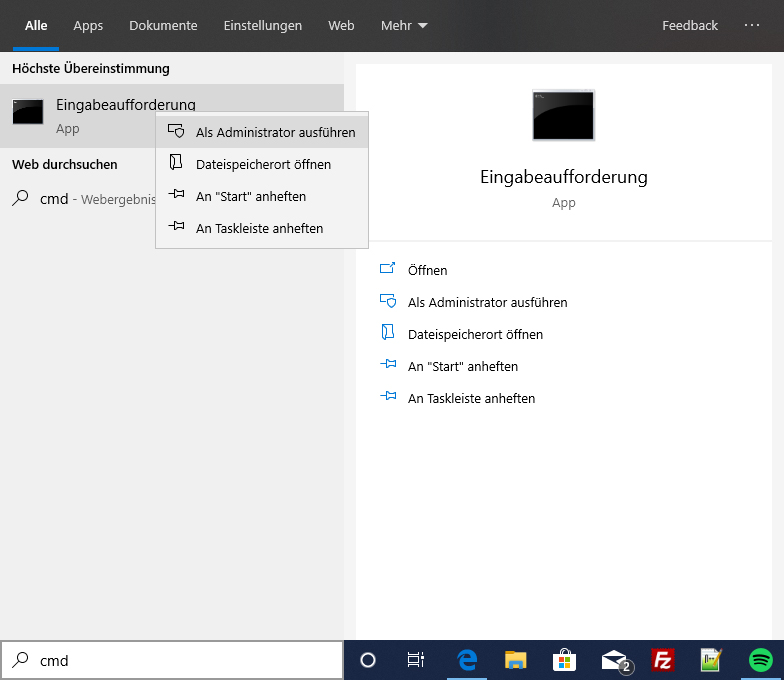 Windows 10 Updates mit CMD abbrechen
