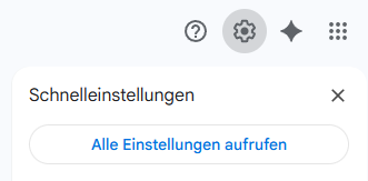 Gmail - Alle Einstellungen aufrufen